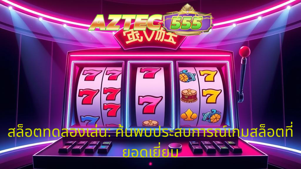 สล็อตทดลองเล่น